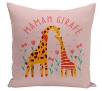 Fabulous Housse de coussin rose Sophie la Maman Girafe [40x40 cm] Rose G