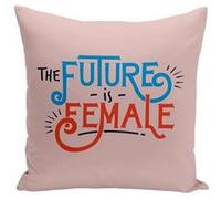 Fabulous Housse de coussin rose The Future is Female [40x40 cm] Rose G