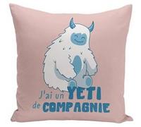 Fabulous Housse de coussin rose Yéti de Compagnie [40x40 cm] Rose G