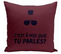 Fabulous Housse de coussin rouge C'est à Moi que tu parles ? Taxi Driver [40x40 cm] Rouge G