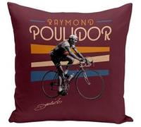 Fabulous Housse de coussin rouge Raymond Poulidor Vintage [40x40 cm] Rouge G