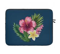 Fabulous Housse Tablette Néoprène - Flore Hawaii Fleurs Tropical Exotique Jungle Mer Surf - Pochette de Protection Épaisse et Anti-Chocs 10 Pouces Imprimé en France