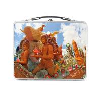 Fabulous Lunch Box Métal Argenté pour Sandwich et Snack - Char du Festival Des Bougies Thaïlande Carnaval Du Monde B - Boîte à Goûter Aluminium Gamelle Rigide Style Rétro Imprimée en France