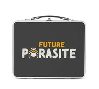 Fabulous Lunch Box Métal Argenté pour Sandwich et Snack - Future Parasite Humor - Boîte à Goûter Aluminium Gamelle Rigide Style Rétro Imprimée en France