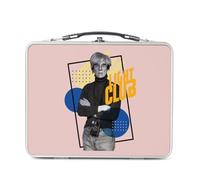 Fabulous Lunch Box Métal Argenté pour Sandwich et Snack - Light Club Parodie Jeu de Mot Humour Pop Art - Boîte à Goûter Aluminium Gamelle Rigide Style Rétro Imprimée en France