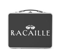 Fabulous Lunch Box Métal Argenté pour Sandwich et Snack - Racaille Mignon Thug Life Humour Meme - Boîte à Goûter Aluminium Gamelle Rigide Style Rétro Imprimée en France