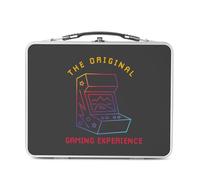 Fabulous Lunch Box Métal Argenté pour Sandwich et Snack - The Original Gaming Experience Arcade Jeux Video Game Retro Gaming - Boîte à Goûter Aluminium Gamelle Rigide Style Rétro Imprimée en France
