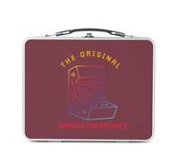 Fabulous Lunch Box Métal Argenté pour Sandwich et Snack - The Original Gaming Experience Arcade Jeux Video Game Retro Gaming - Boîte à Goûter Aluminium Gamelle Rigide Style Rétro Imprimée en France