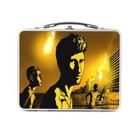 Fabulous Lunch Box Métal Argenté pour Sandwich et Snack - valse avec bachir paix en galilee beyrouth 1982 - Boîte à Goûter Aluminium Gamelle Rigide Style Rétro Imprimée en France