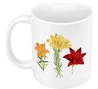 Fabulous Mug céramique 3 Fleurs Antiques Blanc G