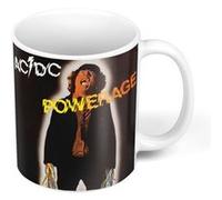 Fabulous Mug céramique ACDC Powerage Hard Rock 70's Blanc G