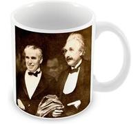 Fabulous Mug céramique Albert Einstein et Charlie Chaplin Blanc G