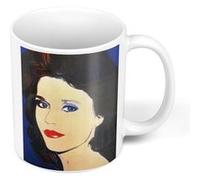 Fabulous Mug céramique Andy Warhol Portrait Jane Fonda Blanc G