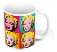 Fabulous Mug céramique Andy Warhol Portrait Quadriptique Marilyn Monroe Blanc G