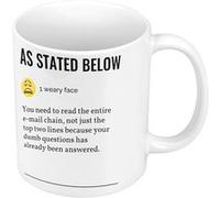 Fabulous Mug céramique As Stated Below Blanc G