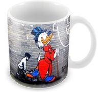 Fabulous Mug céramique Banksy Oncle Picsou Street Art Blanc G