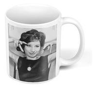 Fabulous Mug céramique Barbara Streisand Hollywood Vintage Blanc G