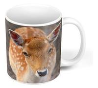 Fabulous Mug céramique Belle Biche Cerf Cervide Blanc G