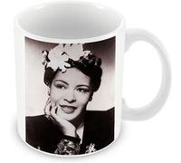 Fabulous Mug céramique Billie Holiday Chanteuse Jazz 1 Blanc G
