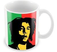 Fabulous Mug céramique Bob Marley Reggae Drapeau Rasta Blanc G