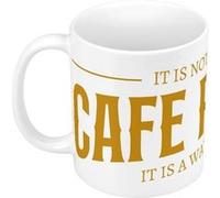 Fabulous Mug céramique Cafe Racer Way of Life Blanc G