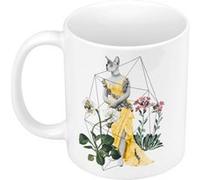 Fabulous Mug céramique Chat Mannequin Blanc G