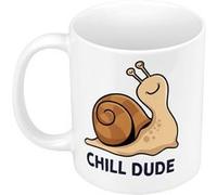 Fabulous Mug céramique Chill Dude Escargot Blanc G