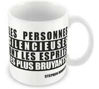 Fabulous Mug céramique Citations Célèbres Stephen Hawking Blanc G