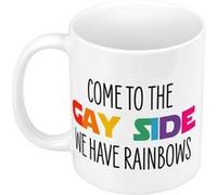 Fabulous Mug céramique Come to the Gay Side We Have Rainbows Blanc G