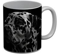 Fabulous Mug céramique Dalmatien Chien Noir Et Blanc Gros Plan Blanc G