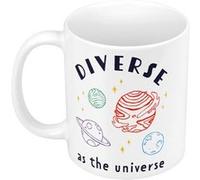 Fabulous Mug céramique Diverse as the Universe Blanc G