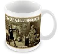 Fabulous Mug céramique Docteur Jekyll and Mister Hyde Gravure Transformation Blanc G