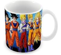 Fabulous Mug céramique Dragon Ball Évolution de Son Goku Kakarot Blanc G
