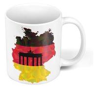 Fabulous Mug céramique Drapeau Carte Allemagne Blanc G