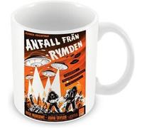 Fabulous Mug céramique Earth vs the Flying Saucers Cinéma Vintage 2 Blanc G