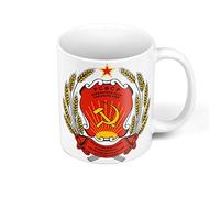 Fabulous Mug Céramique Ecusson Partie Communiste URSS Russie Vintage