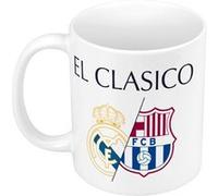 Fabulous Mug céramique El Clasico Madrid Barcelone Blanc G