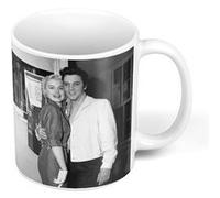 Fabulous Mug céramique Elvis Presley Anita Wood Vintage Photo Blanc G
