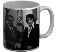 Fabulous Mug céramique Elvis Presley Richard Nixon Maison Blanche Blanc G