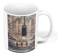Fabulous Mug céramique Enfants Moines Devant la Pagode De Mingun Blanc G
