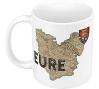 Fabulous Mug céramique Eure carte ancienne Blanc G