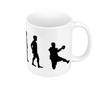 Fabulous Mug Céramique Evolution Handball Sport Athlète Handballeur