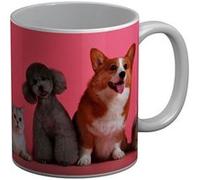 Fabulous Mug céramique Famille Chat et Chien Photo Drole Blanc G