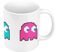 Fabulous Mug céramique Fantomes Pac-Man Pixel Blanc G