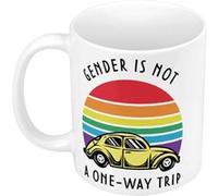 Fabulous Mug céramique Gender is not a One-way Trip Blanc G