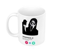 Fabulous Mug Céramique Ghostface Film Horreur Réseau Social Rencontre Amour