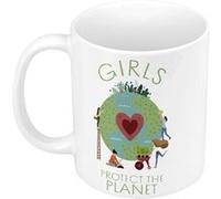 Fabulous Mug céramique Girls Protect The Planet Blanc G