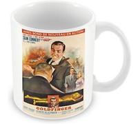 Fabulous Mug céramique Goldfinger James Bond Cinéma Vintage Blanc G