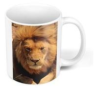 Fabulous Mug céramique Gros Plan Lion Male de Face Blanc G