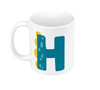 Fabulous Mug Céramique H Hugo Héloise Lettre Prénom Dinosaure Dessin Enfant